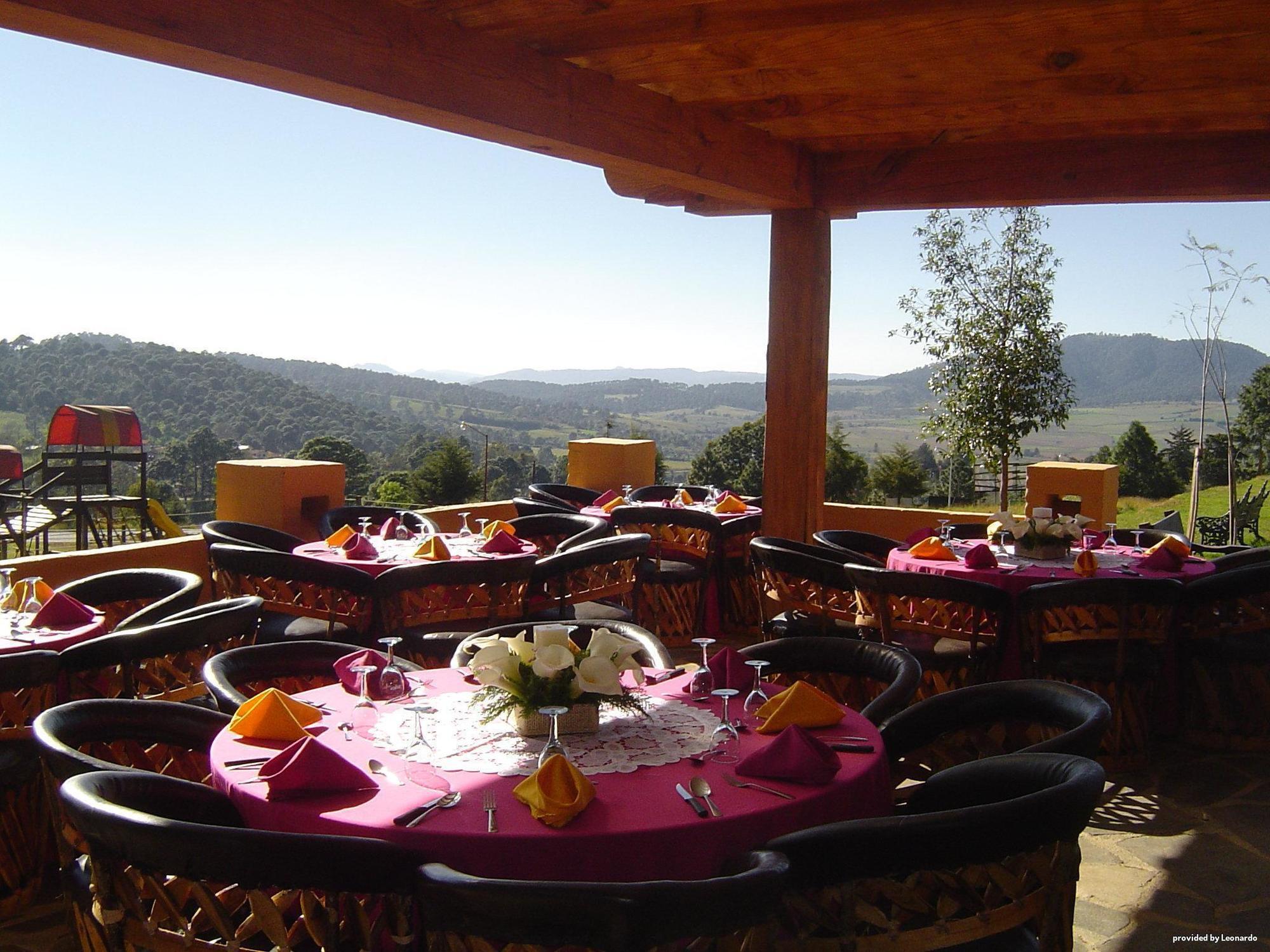 Cabanas Sierra Mazamitla Restaurace fotografie